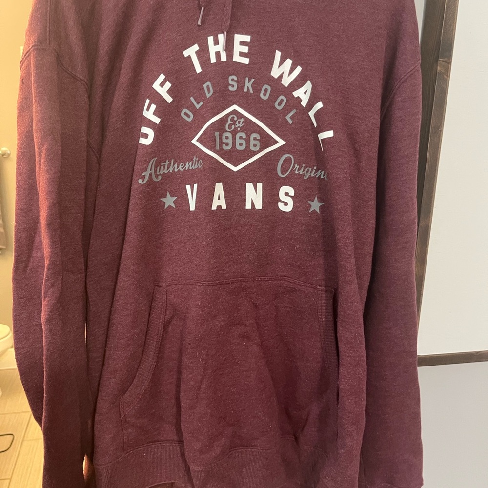Vans Men's Burgundy Sweater XL